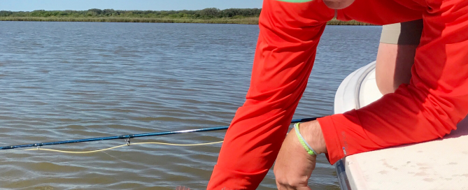 Redfishing St. Charles Bay Texas with Fly Fish Rockport